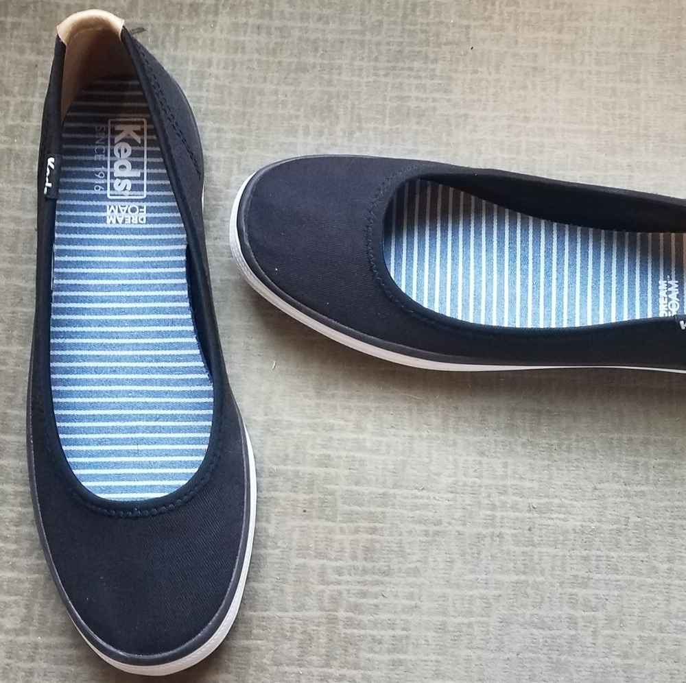 Keds twill black shoes